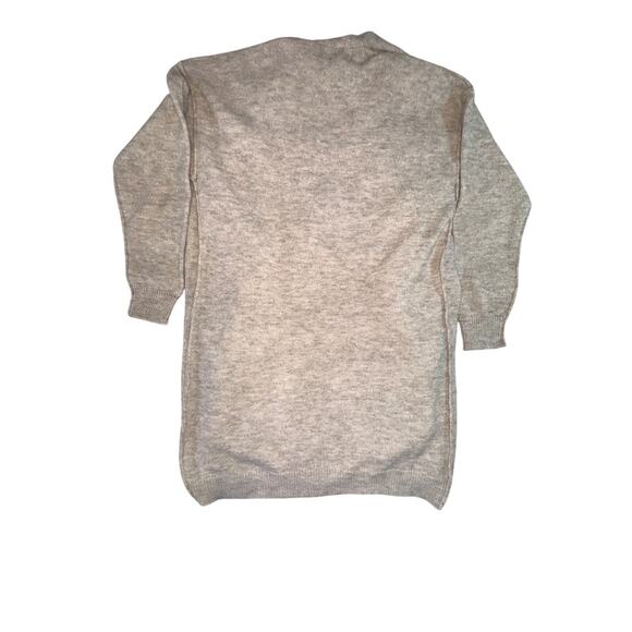 Anthropologie Dark Beige Open Duster Cardigan Sweater Size S Women's Fall Casual - Picture 2 of 7